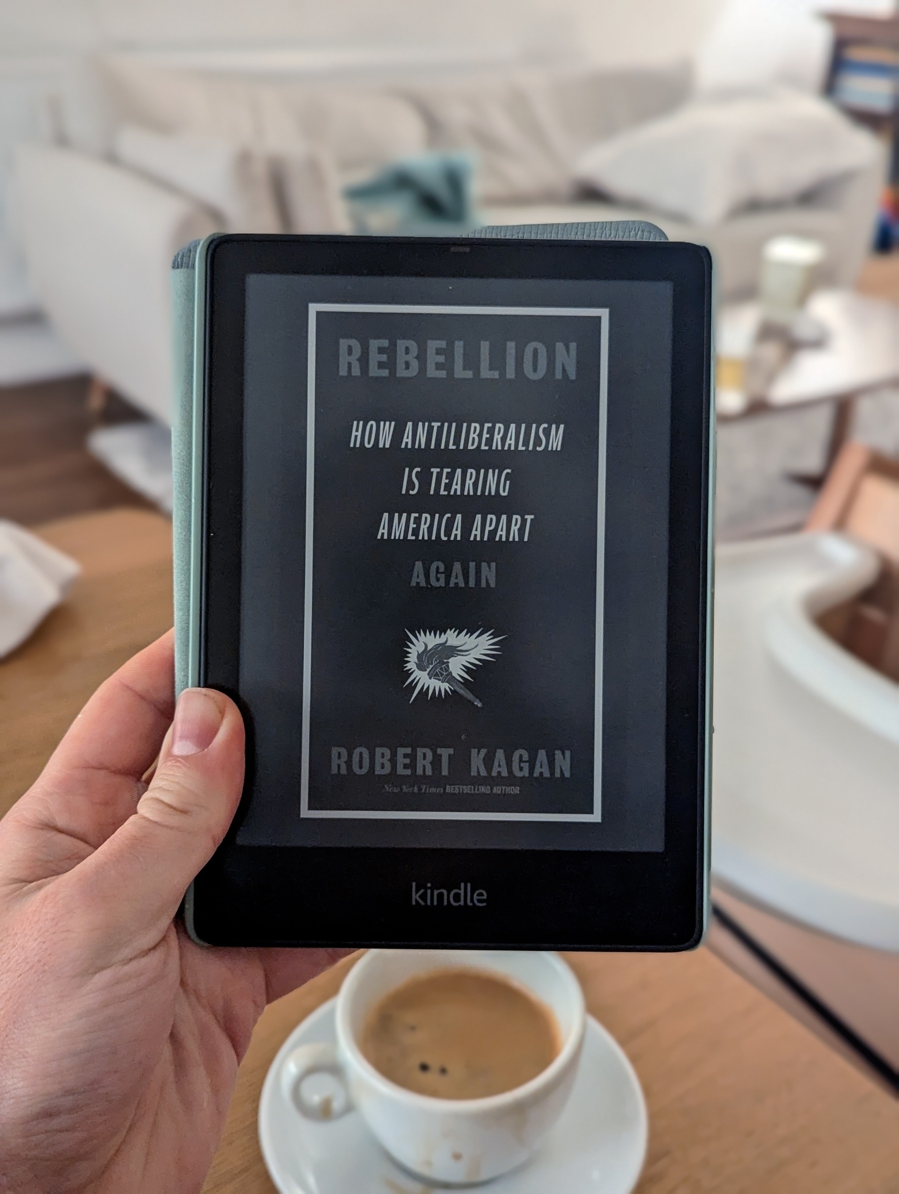 Kindle book cover for Rebellion