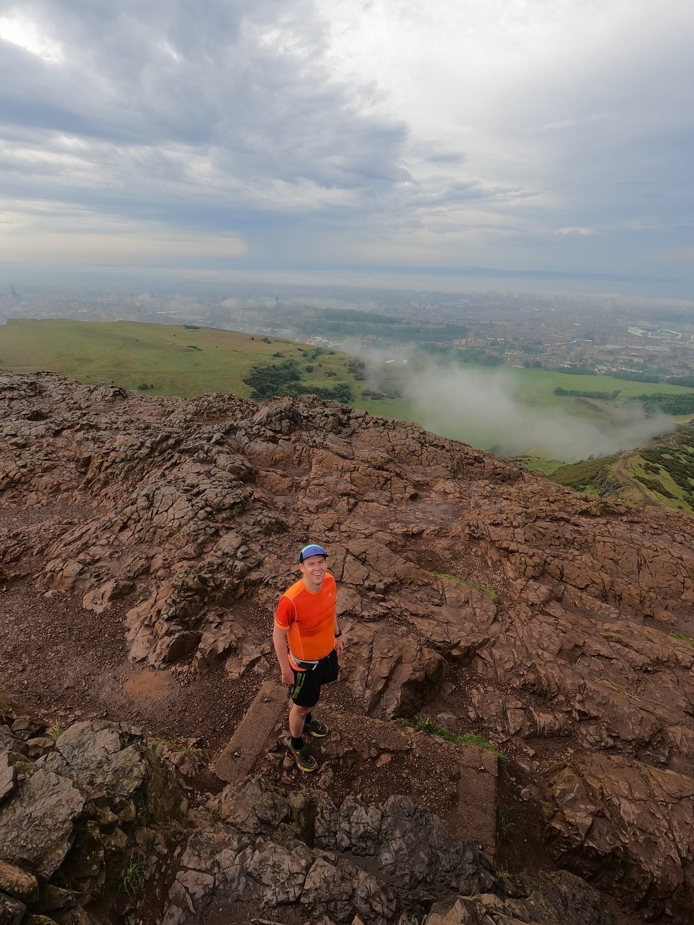 View from Arthur's Seat with Gordon