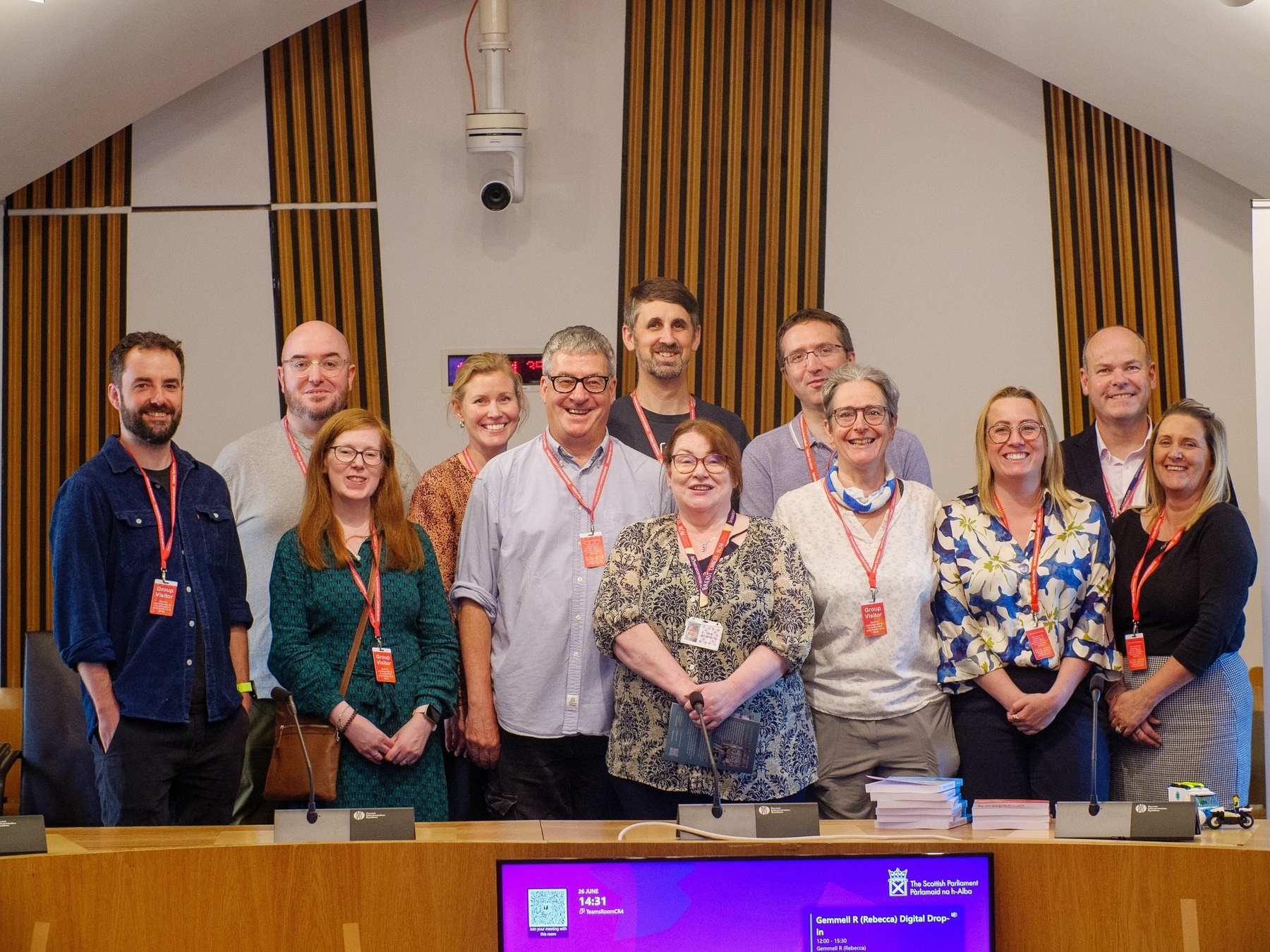 Group photo of tech community organisers and organisation representatives