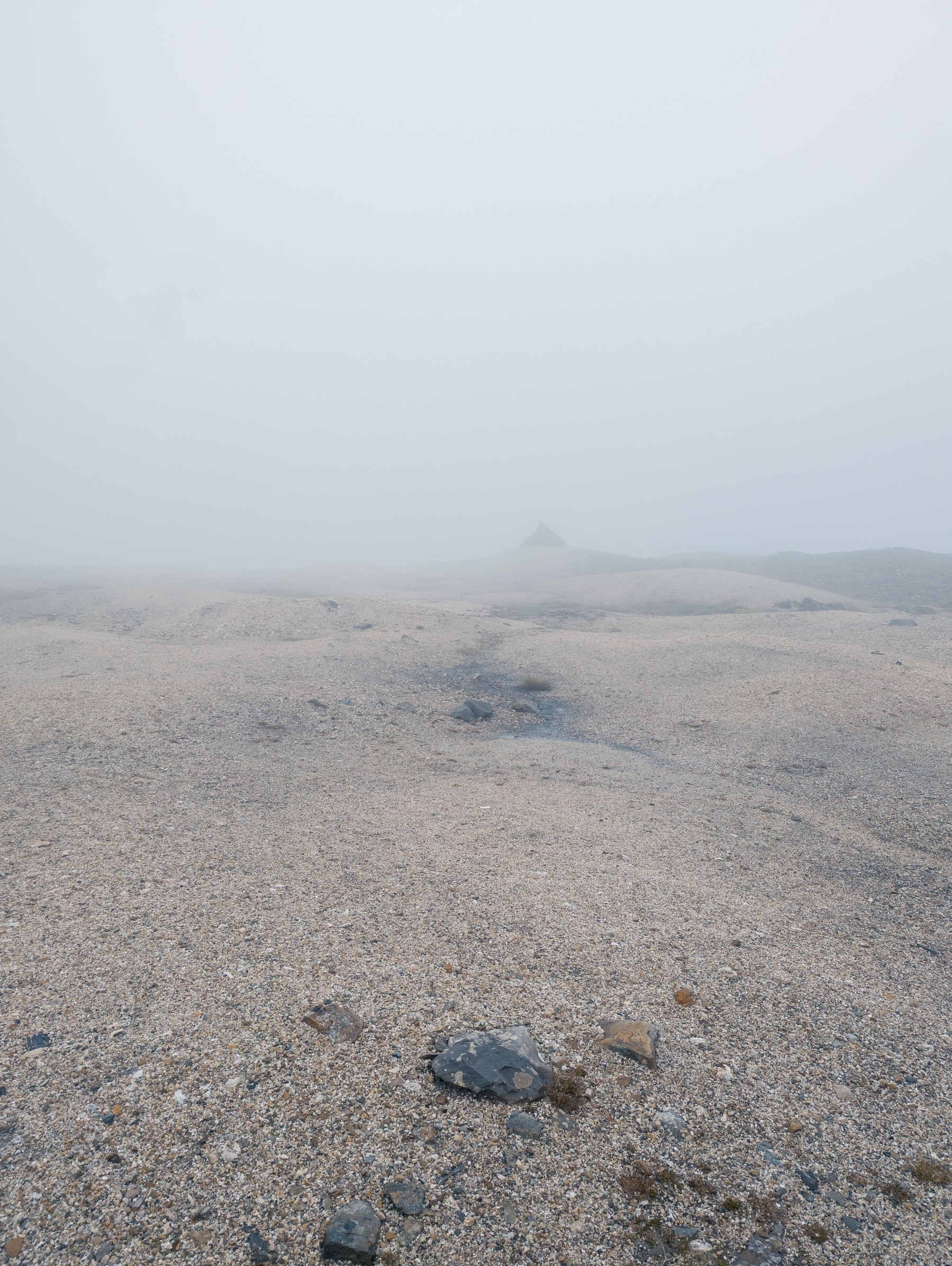 Misty lunar landscape 