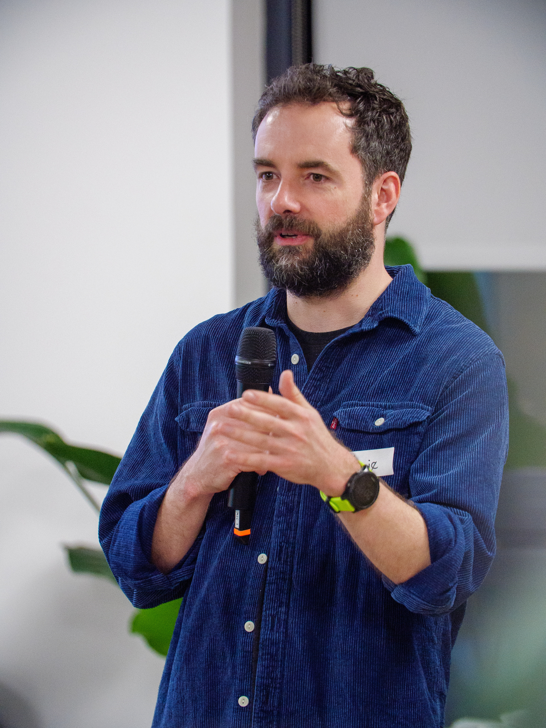 Me (Jamie) hosting the event